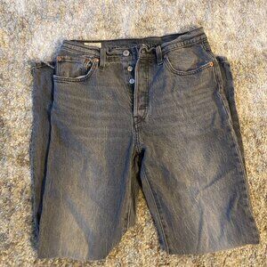 Women's Levi Grey Jeans